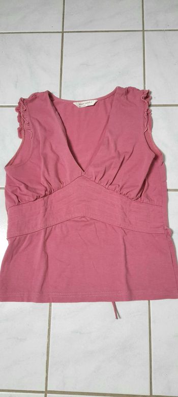 Débardeur rose foncé