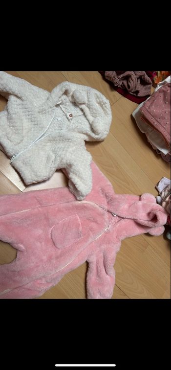 Veste  et doudoune 1 mois bébé