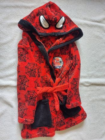 Robe de chambre spiderman 4 ans