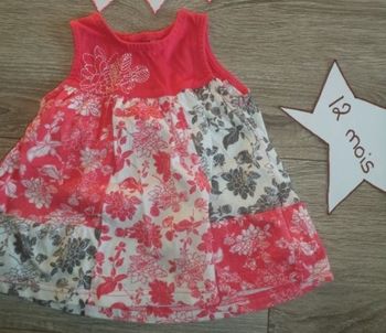 Robe rouge 12 mois