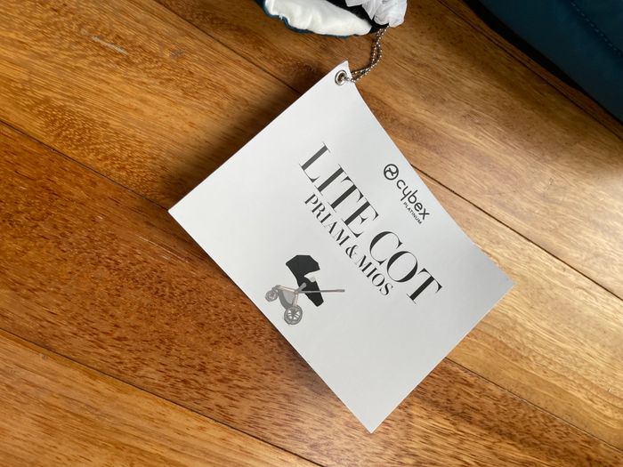 Nacelle souple footmuff chancelière Priam mios  cybex Mountain blue jamais utilisé - photo numéro 4