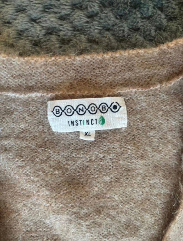 Pull beige BONOBO - photo numéro 3