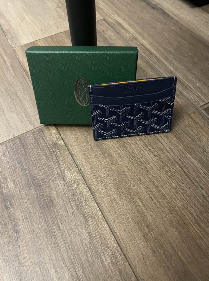 Porte Carte Goyard Bleu - photo numéro 3