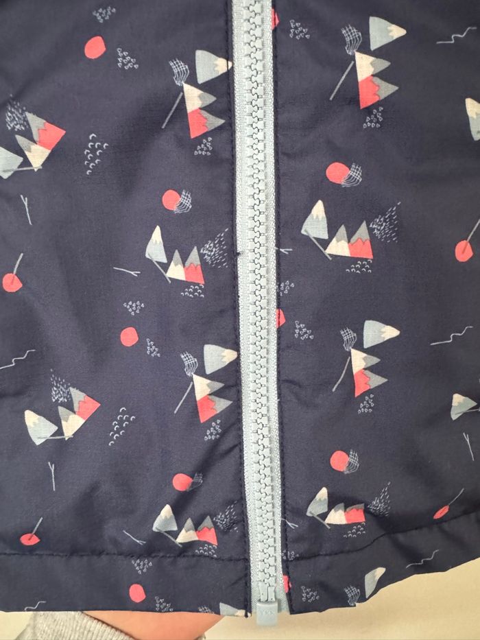 👚K-way - bleu - fille - 3-4 ans- 96-102cm - quechua - très bon état - photo numéro 3