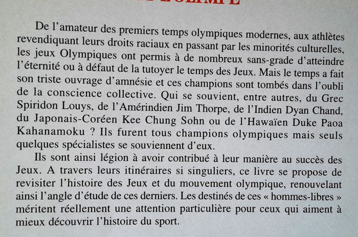 Fabrice Delsahut - Les Hommes libres et l'Olympe (sport) - photo numéro 4