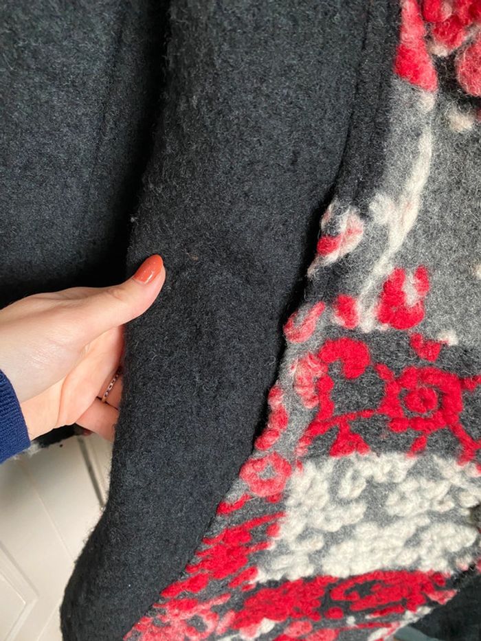 Manteau long d’hiver en laine taille 42 - photo numéro 5