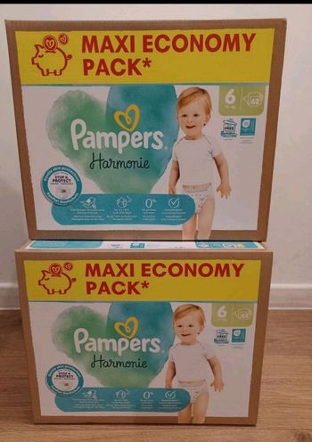 2 cartons Pampers harmonie MaxiEcoPack Taille 6