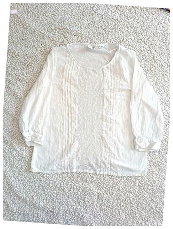 Blouse blanche H&M L.O.G.G. en coton mignon cute kawaii chill
