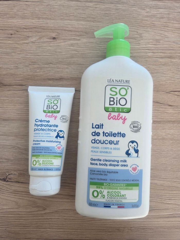 Lot produits so bio etic baby