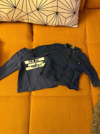 Lot de 2 tee shirts 9 mois