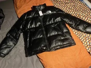 Blouson North Face&supreme officiel cuir souple édition limitée rare