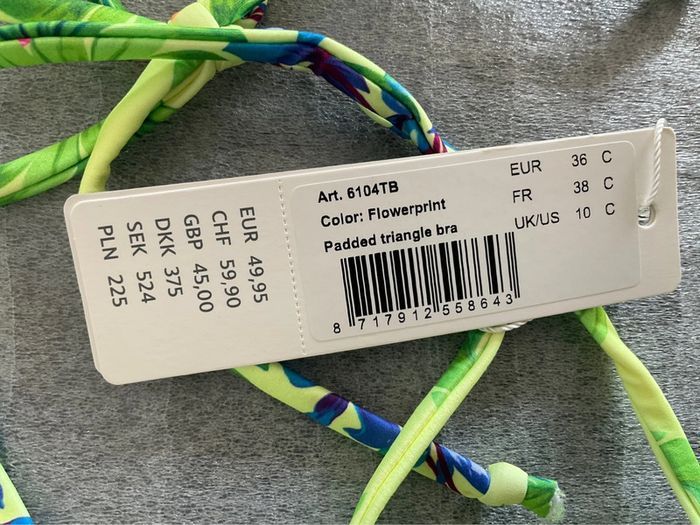 Haut maillot multicolore Lingadore neuf - photo numéro 7