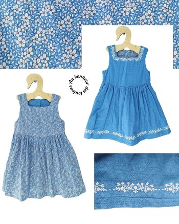 5 ans robe été réversible sergent major