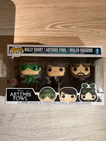 Three pack Funko Pop Holly Short/Artemis Fowl/Munch Diggems