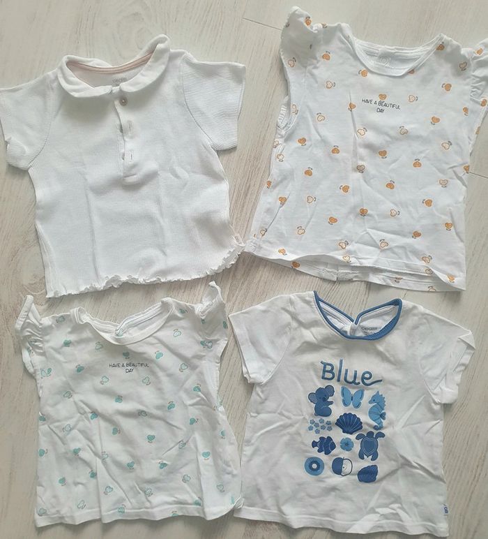 Lot 4 T-shirt 6M