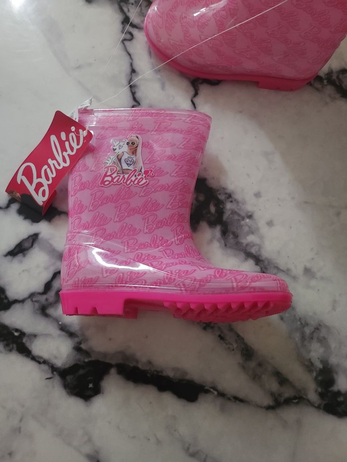 Bottes de pluie Barbie taille du 22 au 30 - photo numéro 3
