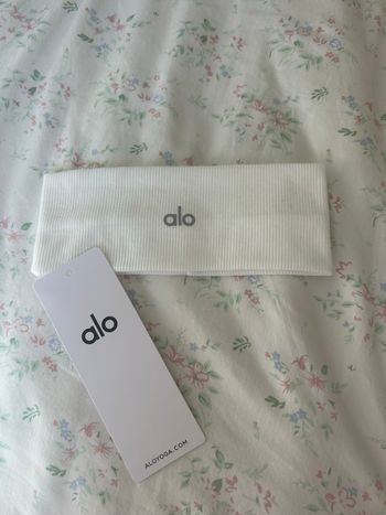 Bandeau Alo Yoga blanc 