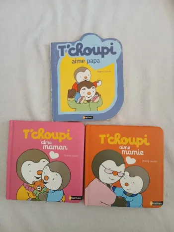 Lot de 3 livres T'choupi