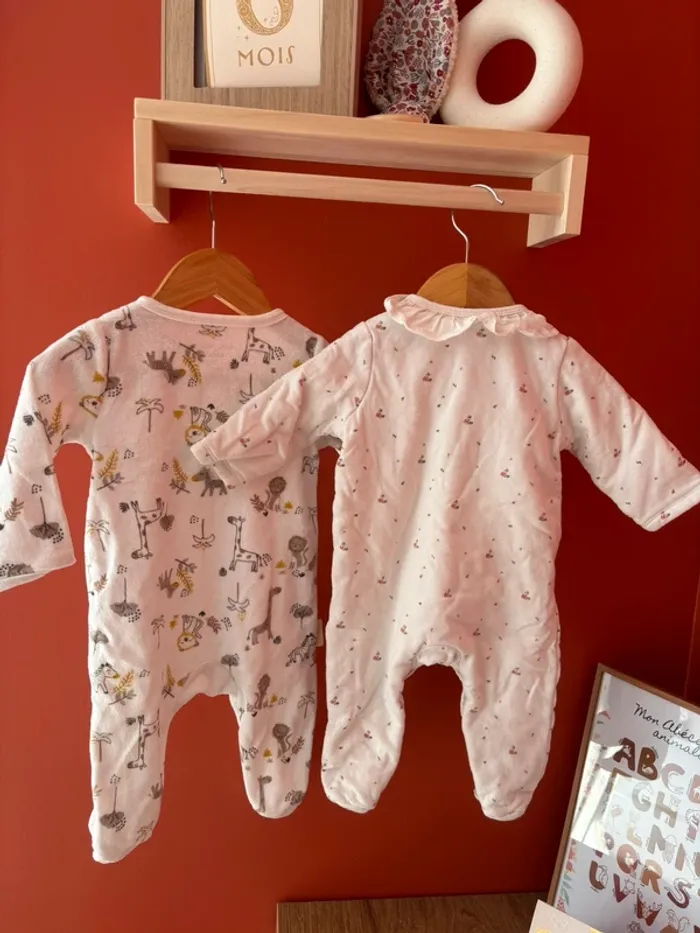 Lot 2 pyjamas chauds taille 6 mois - photo numéro 7
