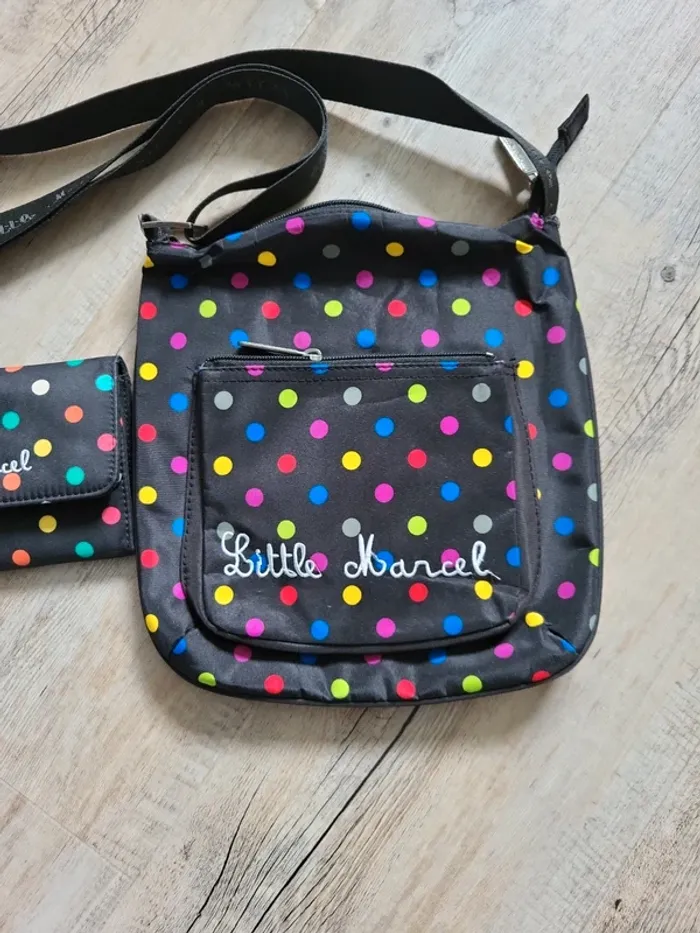 Sac bandoulière + Porte feuille Little Marcel - photo numéro 2