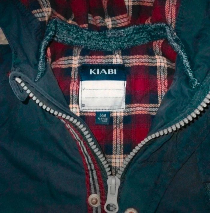 Manteau à capuche chaud garçon 3 ans comme NEUF - photo numéro 3