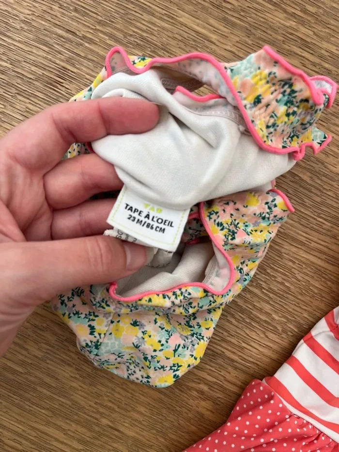 Lot de maillots de bain fille 24 mois - photo numéro 6