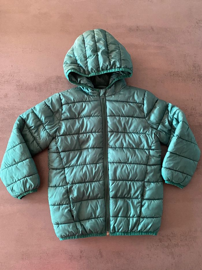 Doudoune matelassée verte Kiabi taille 6 ans