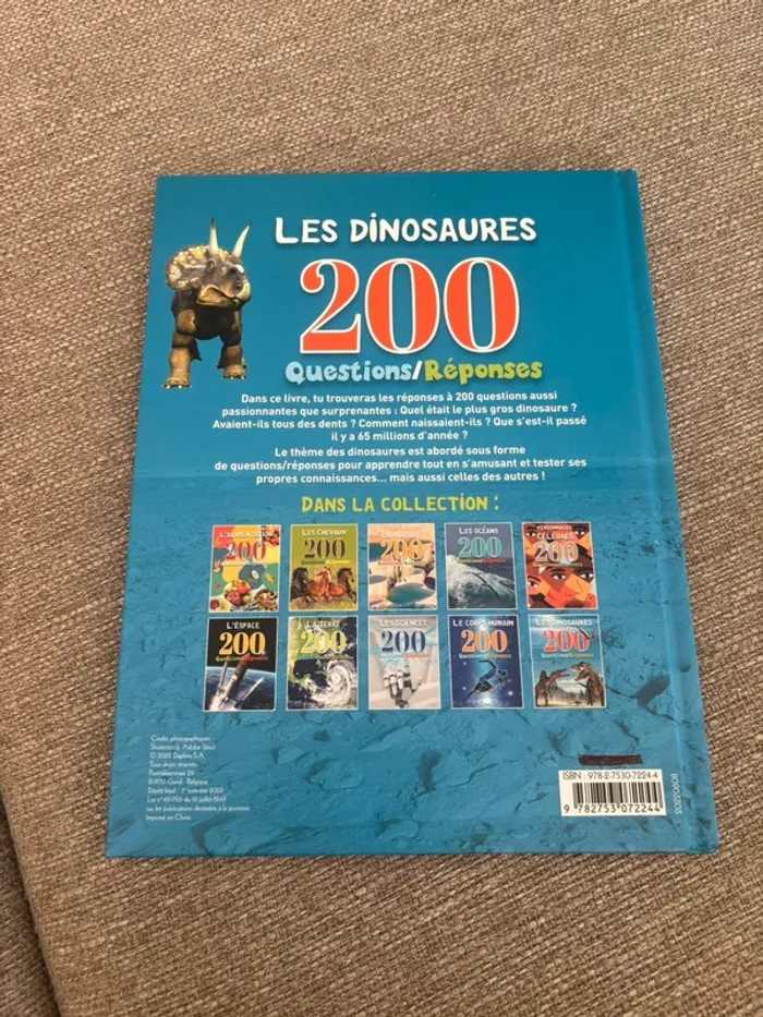 Les dinosaures 200 questions réponses - photo numéro 2