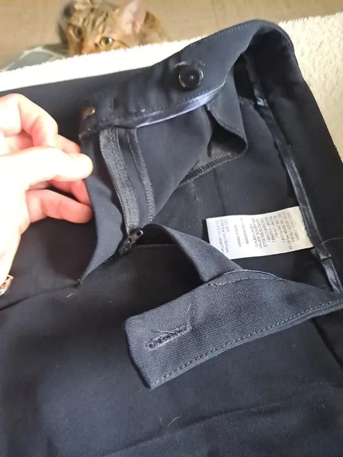 Pantalon bleu marine habillé - photo numéro 4
