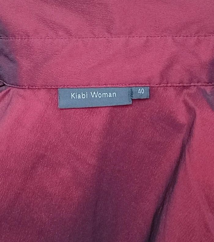 Chemise stretch irisée bordeaux taille 40 - photo numéro 11