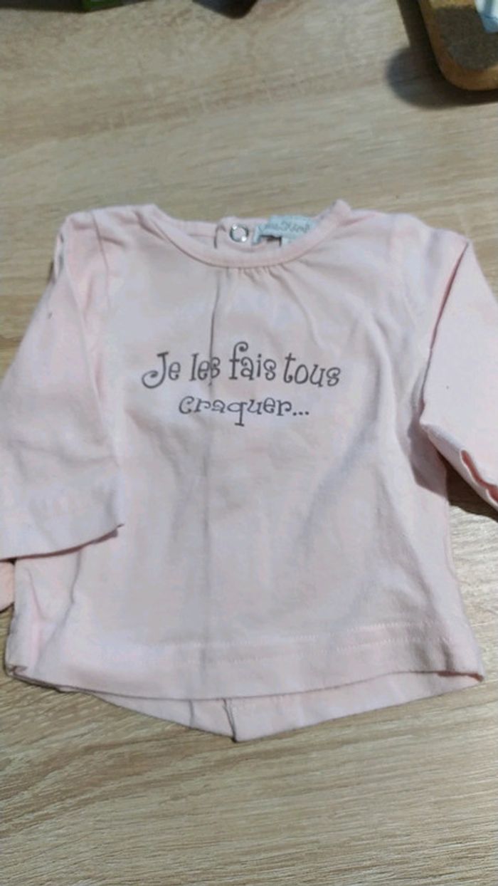 Lot tee shirt bébé fille - photo numéro 4
