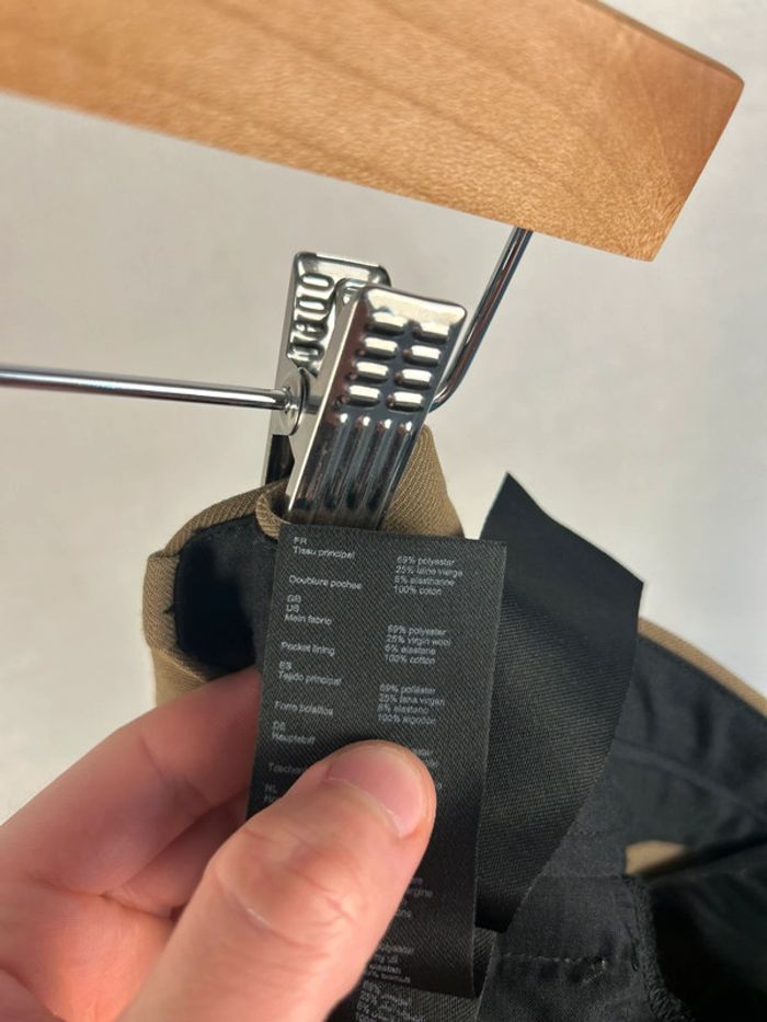 Pantalon jambes Larges Maje 40 Camel Neuf - photo numéro 8