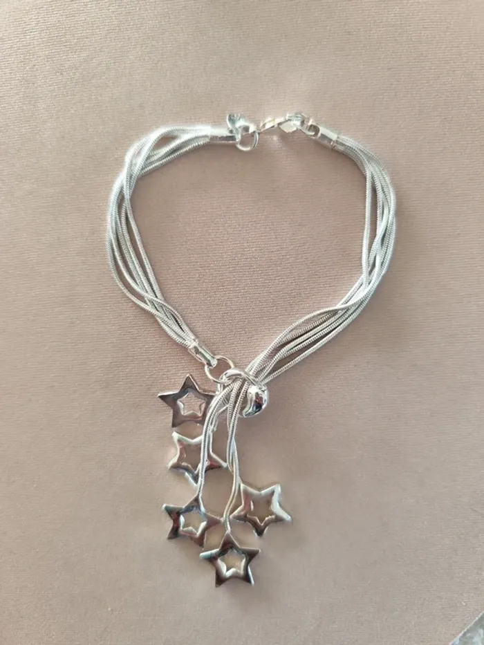 Gros lot bijoux boucles d'oreilles bracelet fantaisie plumes argent ailes d'ange - photo numéro 6
