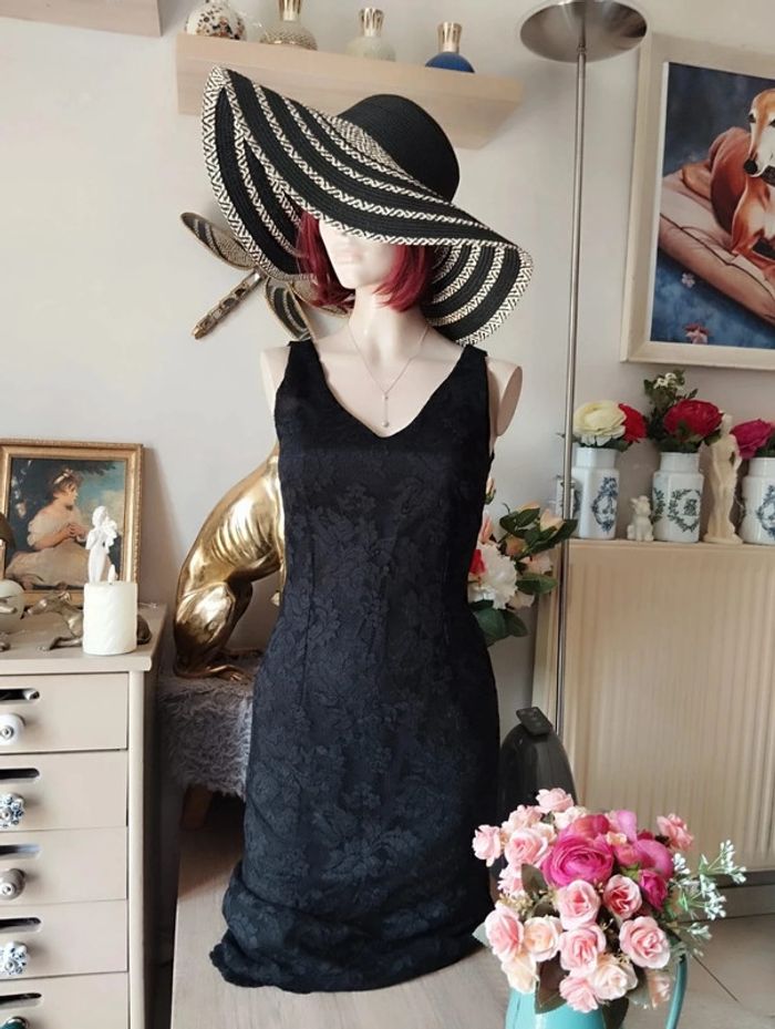 🖤Robe Dentelle Résille Fleurie T32/34 Caroll🖤 - photo numéro 18