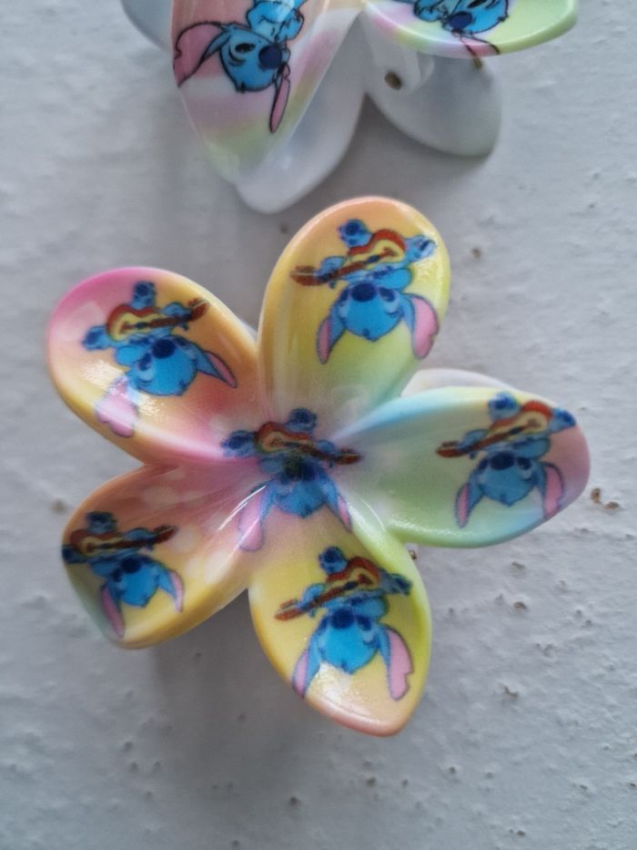 Lot de 3 pinces à cheveux Stitch - photo numéro 2