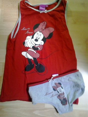 Ensemble débardeur + culotte Minnie