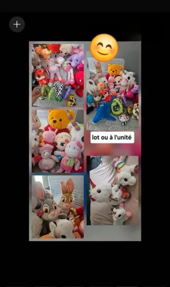 Peluche/ doudou lot ou peluche