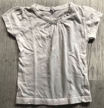 Tee shirt blanc 2 ans