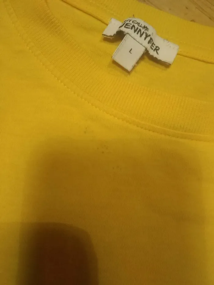 Tee shirt Croc top Jaune - photo numéro 2