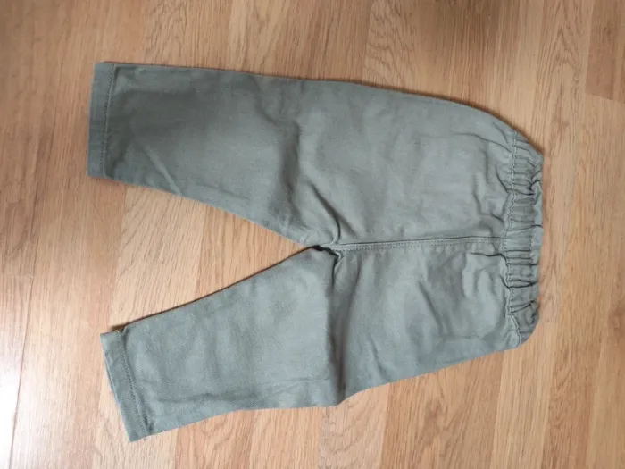 Pantalon vert kaki 18 mois fille Gémo - photo numéro 3