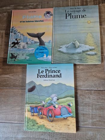Lot de 3 livres: 2 Plume et le prince Ferdinand Hans de Beer