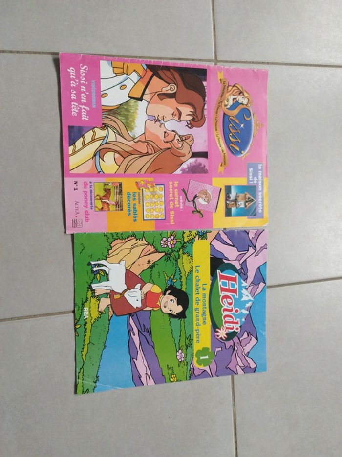 Livre vintage Sissi et heidi
