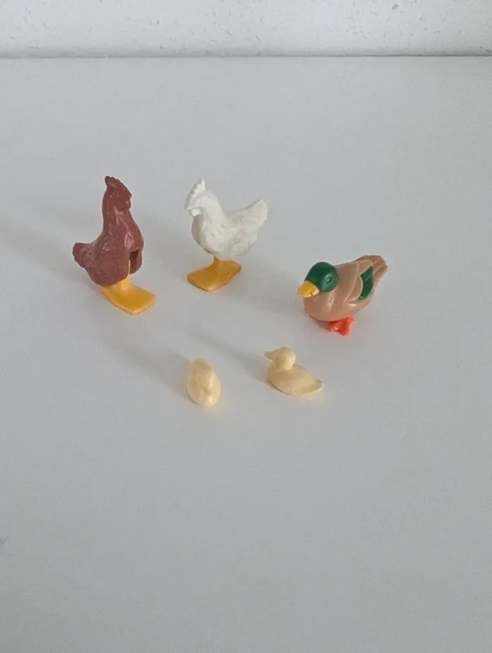 Playmobil lot animaux canard poule caneton