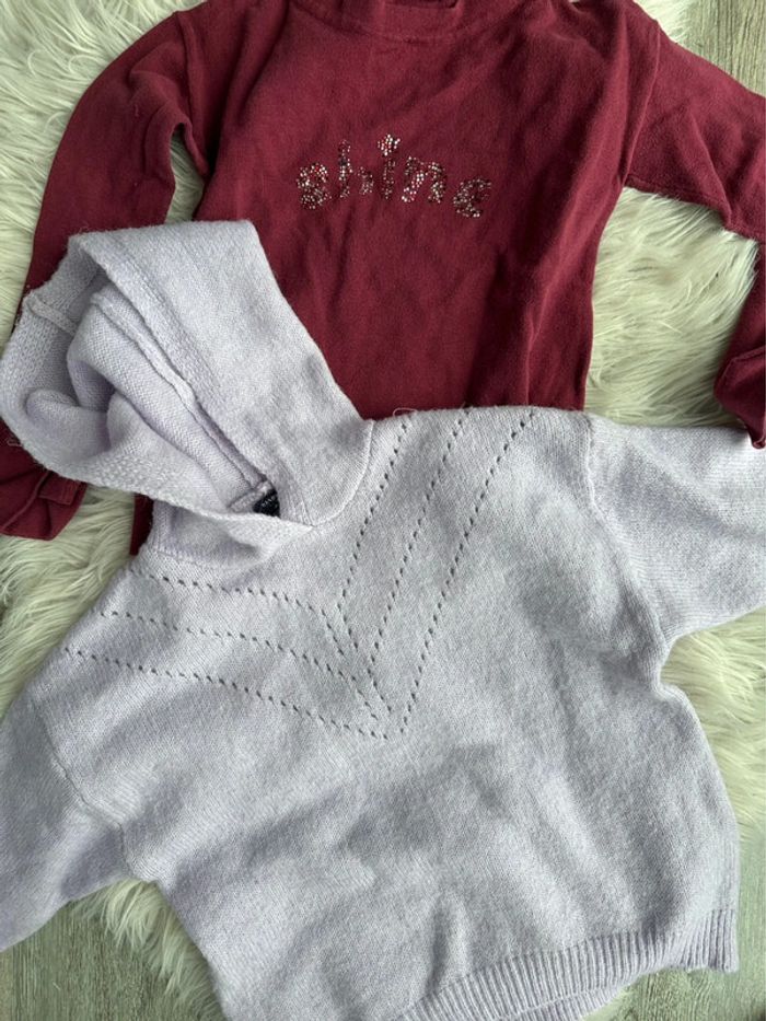 Lot de pulls hiver fille