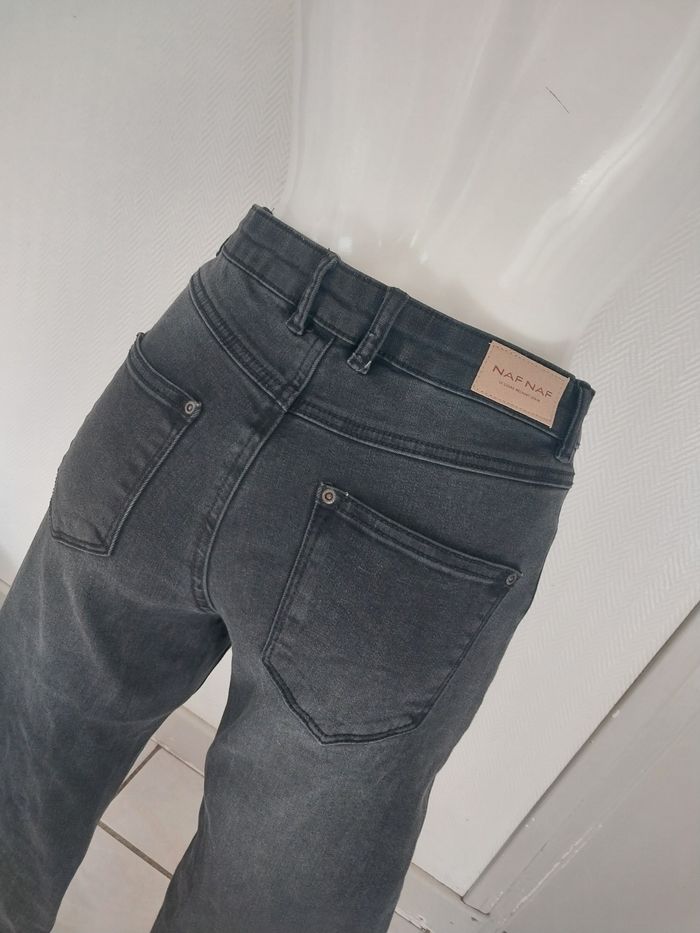 Jean slim gris foncé Naf Naf – Taille 38 - photo numéro 10
