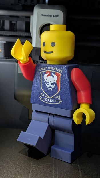 Figurine homme brique – SM Caen (20cm)