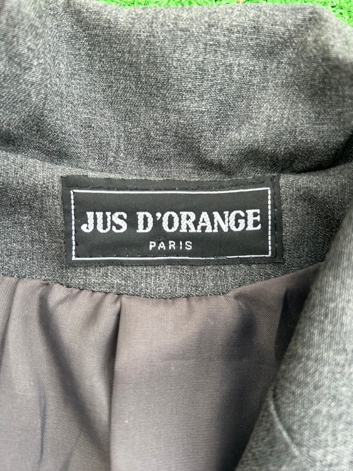 Veste blazer grise Jus d’Orange Paris – made in France, taille 1 - photo numéro 4
