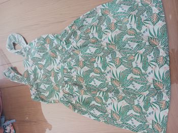 Robe verte feuillages