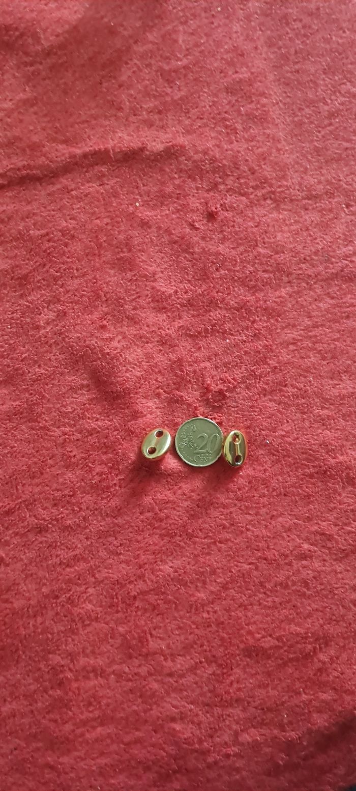 Boucle d'oreilles graine de café