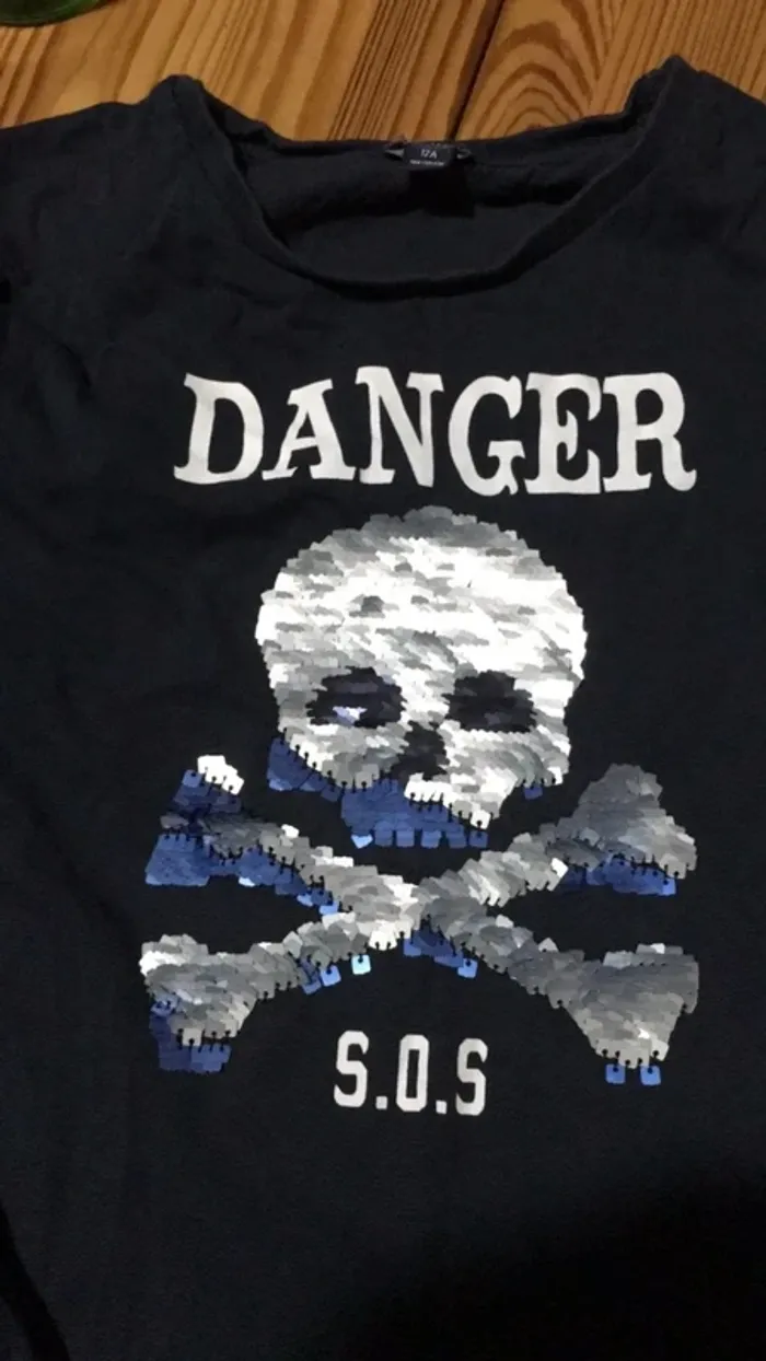 Tee-shirts SOS danger - photo numéro 2